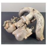 1930’s Winfield Model S Size B Downdraft Carb with Intake Manifold