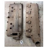 Pair of Vintage Ford Cylinder Heads