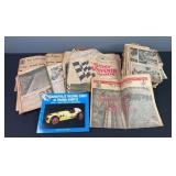 Indi 500 Souvenir News Papers & Photo Archive