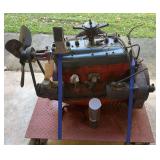 Ford Model A 4-Cylinder Flathead Engine with Carburetor, Generator, & Starter