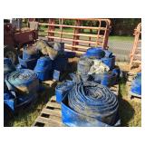 (5) PALLETS OF LARGE BLUE HOSES
