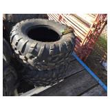 (2)  25X11X12 TIRES
