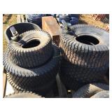 (6) MISC LAWN TIRES