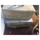 ALUMINUM TACKLEBOX & (2) CASES