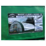 UNUSED 40X80X20 FABRIC BUILDING/SHELTER