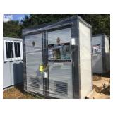 UNUSED MOBILE DOUBLE TOILET