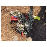 (2) UNUSED CHAINS & BINDER