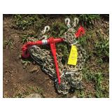(2) UNUSED CHAINS & BINDER