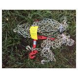 (2) UNUSED CHAINS & BINDER