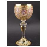 Moser Enameled Goblet