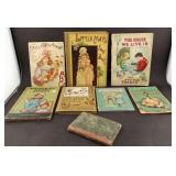 Group of 8 Antique Children's Books
