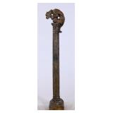 Ornate Column w/ Griffin Perched on Top