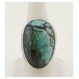 Sterling Silver Ring w/ Turquoise Stone