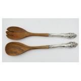 Gorham Sterling Silver La Scala Salad Servers