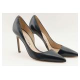 Manolo Blahnik Leather Pointed Toe Pump