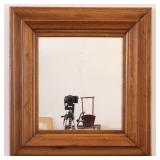 Pine Wall Mirror w/ Rectangular Frame