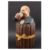 Johann Maresch Ceramic Figural Humidor