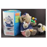 Steiff Circus Performer Elephant & Lamb Plush