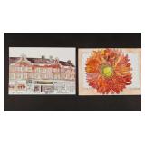 Darrelle Cavan Watercolor Floral Painting