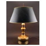 Empire Style Brass Bouillotte Table Lamp