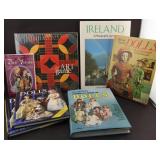 Group of Doll Books and Vintage Game Board