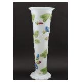 Bristol Glass Morning Glory Floral Vase