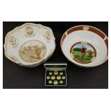 Aynsley & Royal Worcester Golf Bowls & Buttons