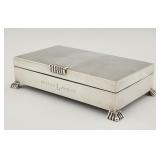 Sterling Silver Decorative Box w/ Claw Feet