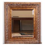 Gilt Wall Mirror w/ Scrollwork Frame