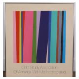 1973 Jay Rosenblum Color Block Poster
