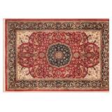 Persian Wool Floral Medallion Rug