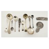 Sterling Silver & Silverplate Spoon Group