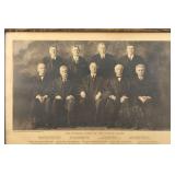 Early 20thC Supreme Court Group Portrait Print