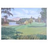 Graeme Baxter 'Loch Lomond' Gold Club Sgnd Litho