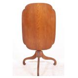 Queen Anne Style Mahogany Tilt Top Table