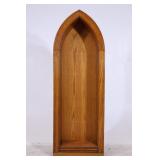 Gothic Style Oak Wall Niche