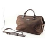 Lipault Nylon Travel Bag w/ Leather Trim