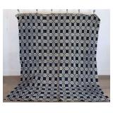 Antique Indigo Coverlet