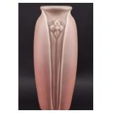 Rookwood Pottery Pink Matte Vase 1927