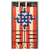 1965 Wes Wilson Signed Poster Psychedelic