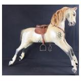 An Early American Painted Rocking Horse