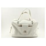 Bulgari White Leather Handbag