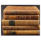 19th-Century Leather Bound Books Group