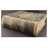 1873 Illustrated Leather Bound Bible