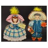 Hallmark Paper Doll Cards Little Miss Muffet Boy B