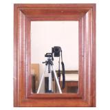 Wood Wall Mirror w/ Rectangular Frame