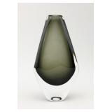 Orrefors MCM Smoky Glass Vase