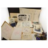 Graham Jackson RAF & Illustrator Ephemera Lot