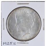 1925 S Peace Silver Dollar