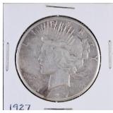 1927 Peace Silver Dollar